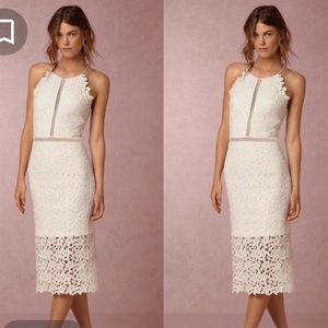 BHLDN Cynthia Rowley lace tulip dress.